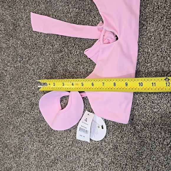 NWT PQ Women Amanda Station Ruffle Top swim bikini sz S - Picture 4 of 10